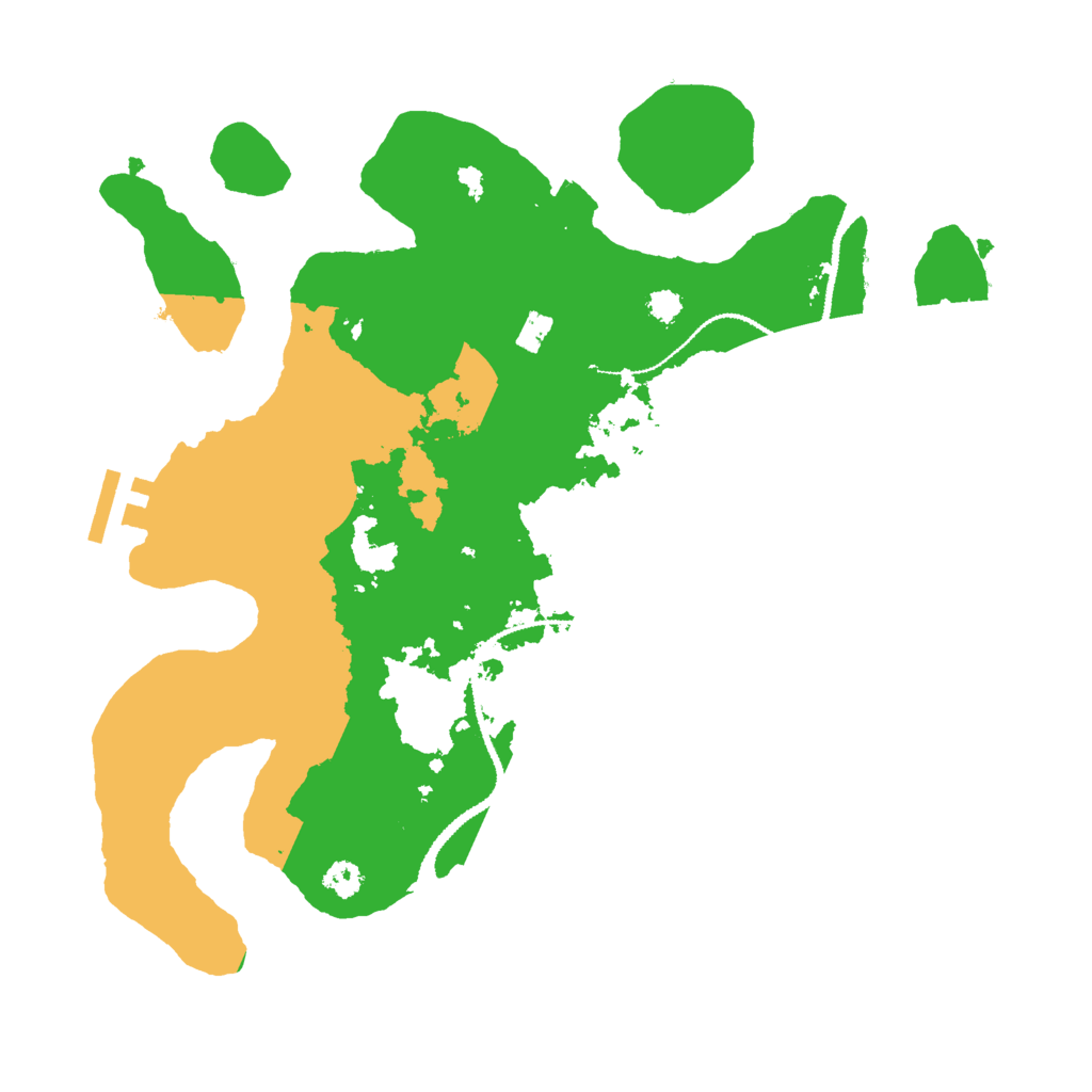 Biome Rust Map: Procedural Map, Size: 3000, Seed: 440562