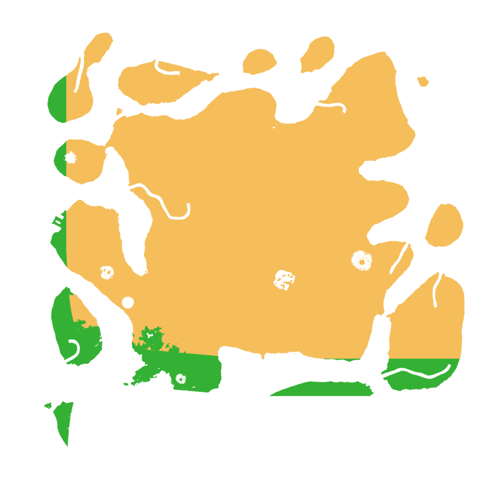 Biome Rust Map: Procedural Map, Size: 3700, Seed: 138279608