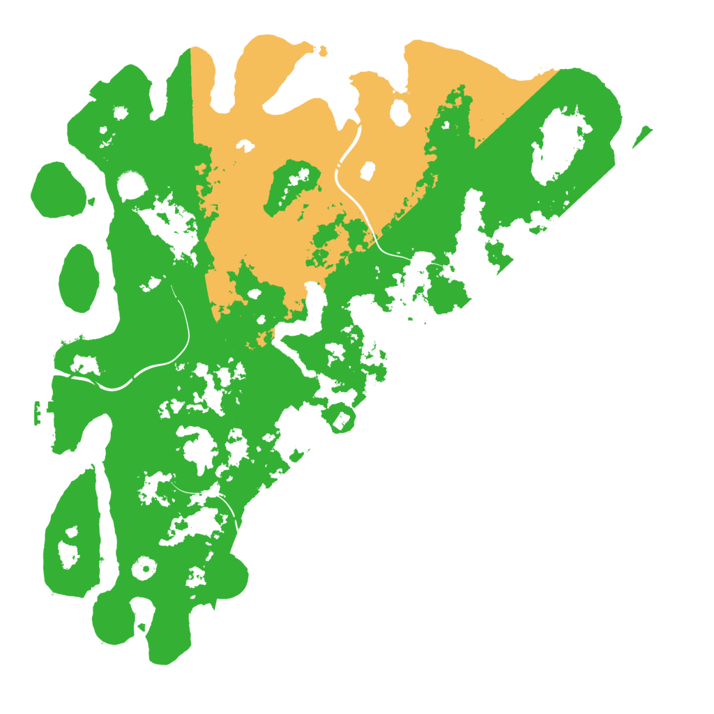 Biome Rust Map: Procedural Map, Size: 4500, Seed: 3116354