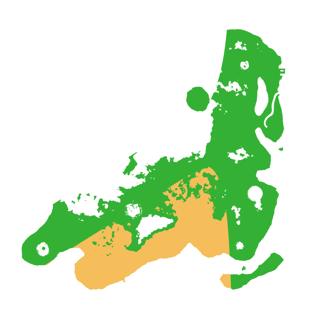 Biome Rust Map: Procedural Map, Size: 3700, Seed: 1729569352