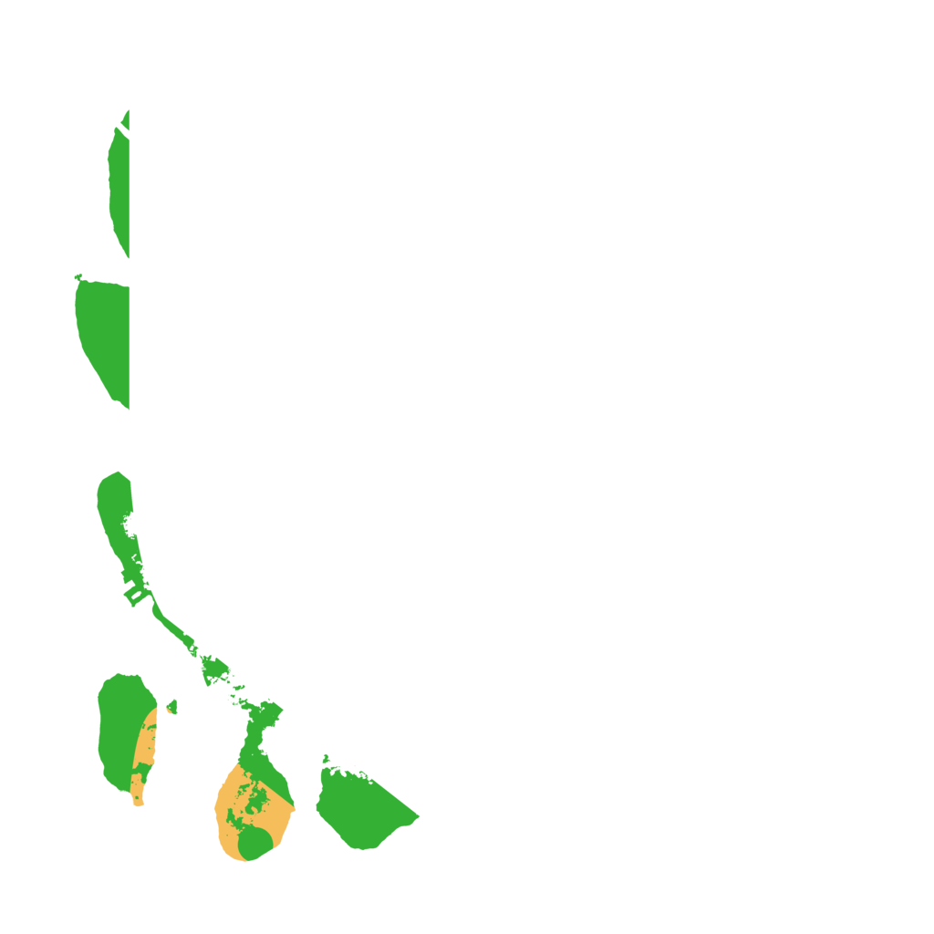 Biome Rust Map: Procedural Map, Size: 3500, Seed: 12587