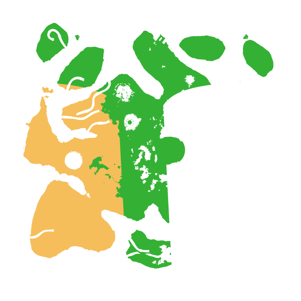 Biome Rust Map: Procedural Map, Size: 3000, Seed: 115680085