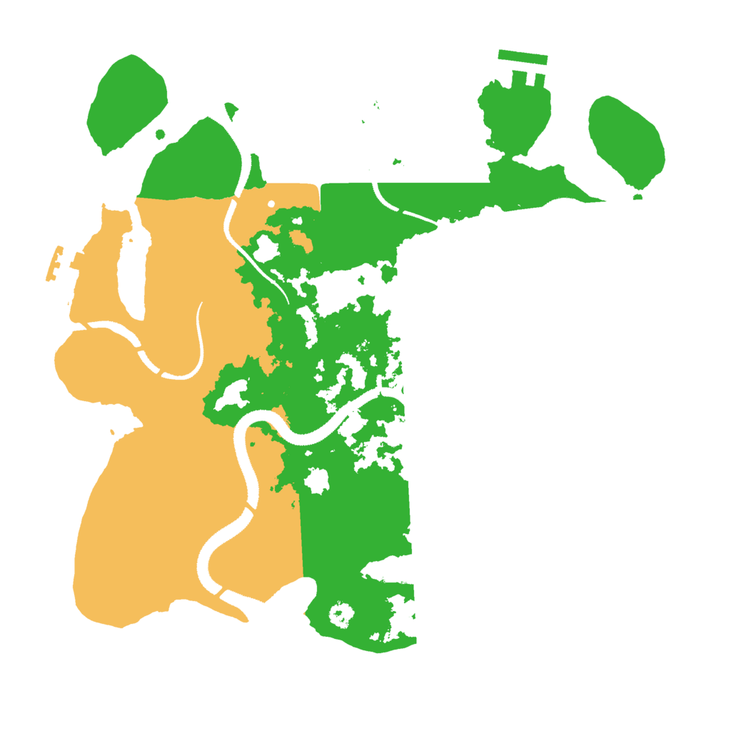 Biome Rust Map: Procedural Map, Size: 3000, Seed: 115680085