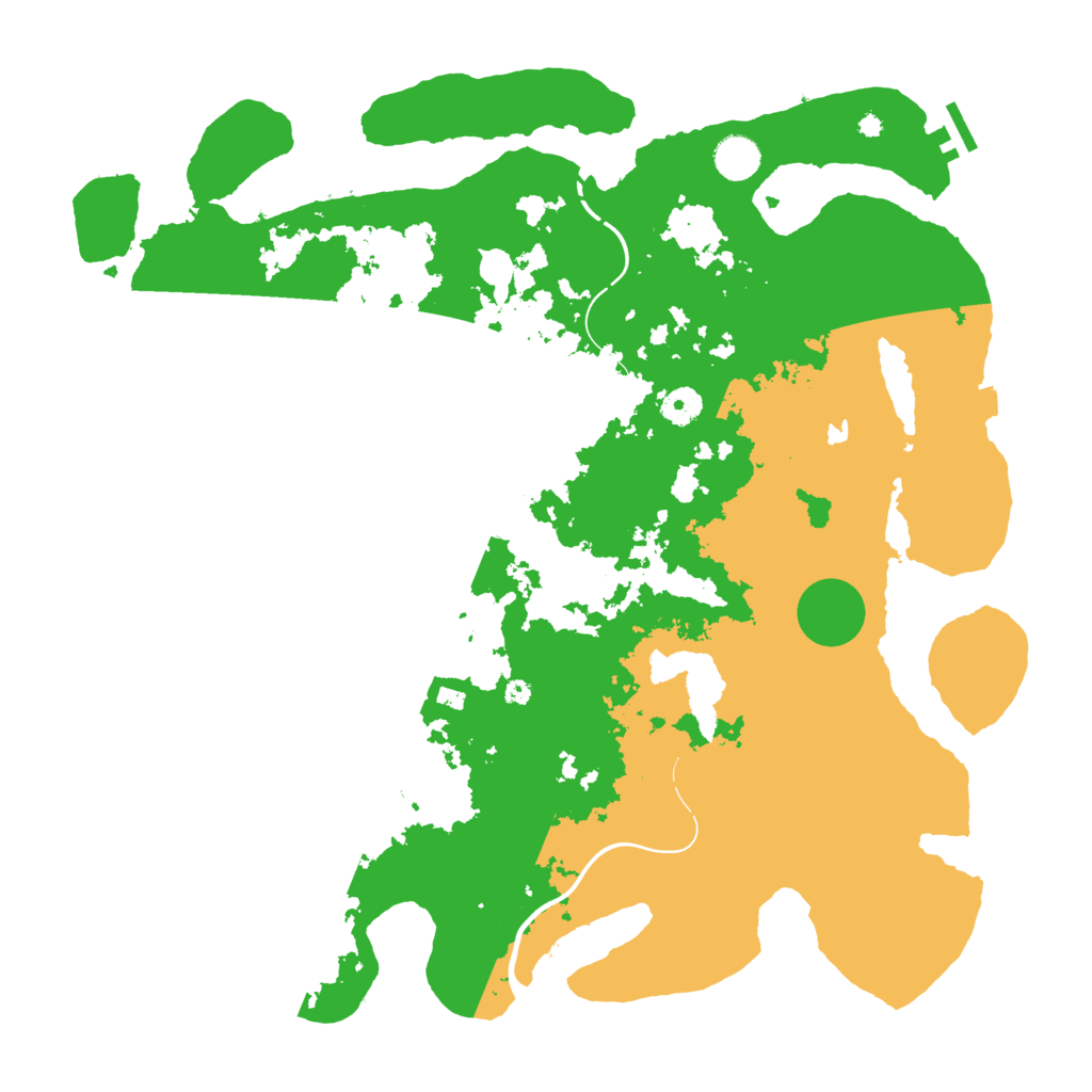Biome Rust Map: Procedural Map, Size: 4250, Seed: 955088243