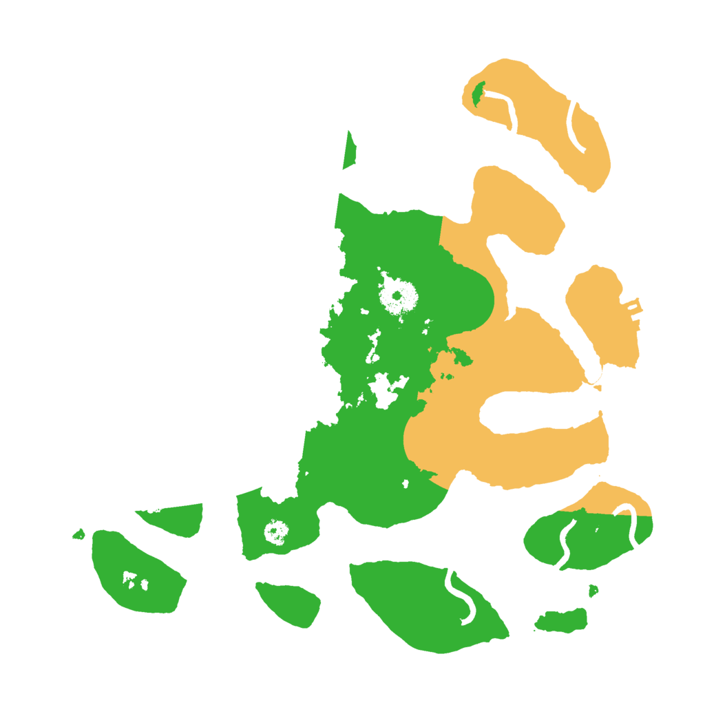 Biome Rust Map: Procedural Map, Size: 3000, Seed: 8989