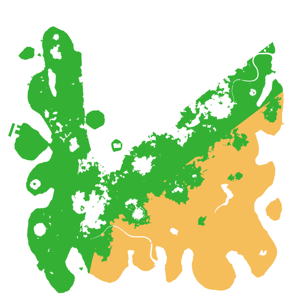 Biome Rust Map: Procedural Map, Size: 4500, Seed: 50988002
