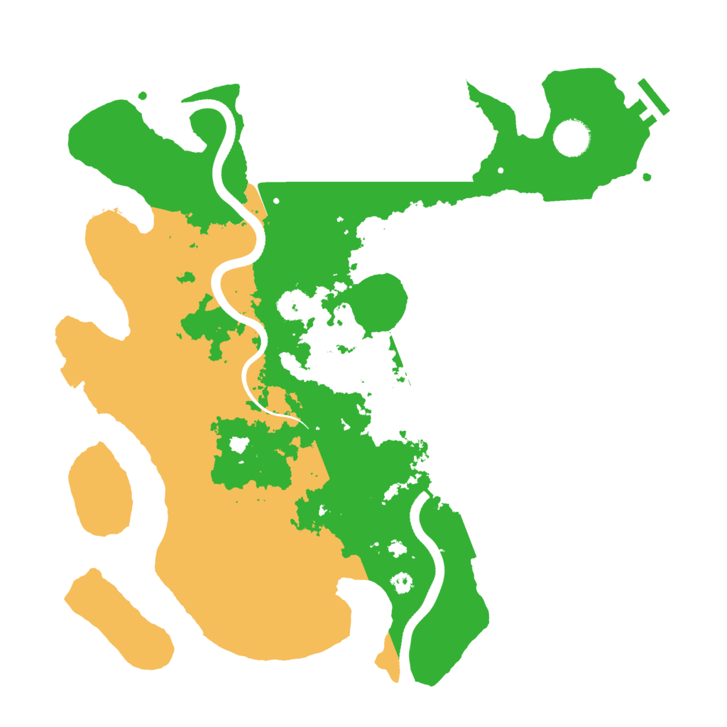 Biome Rust Map: Procedural Map, Size: 3500, Seed: 208709446