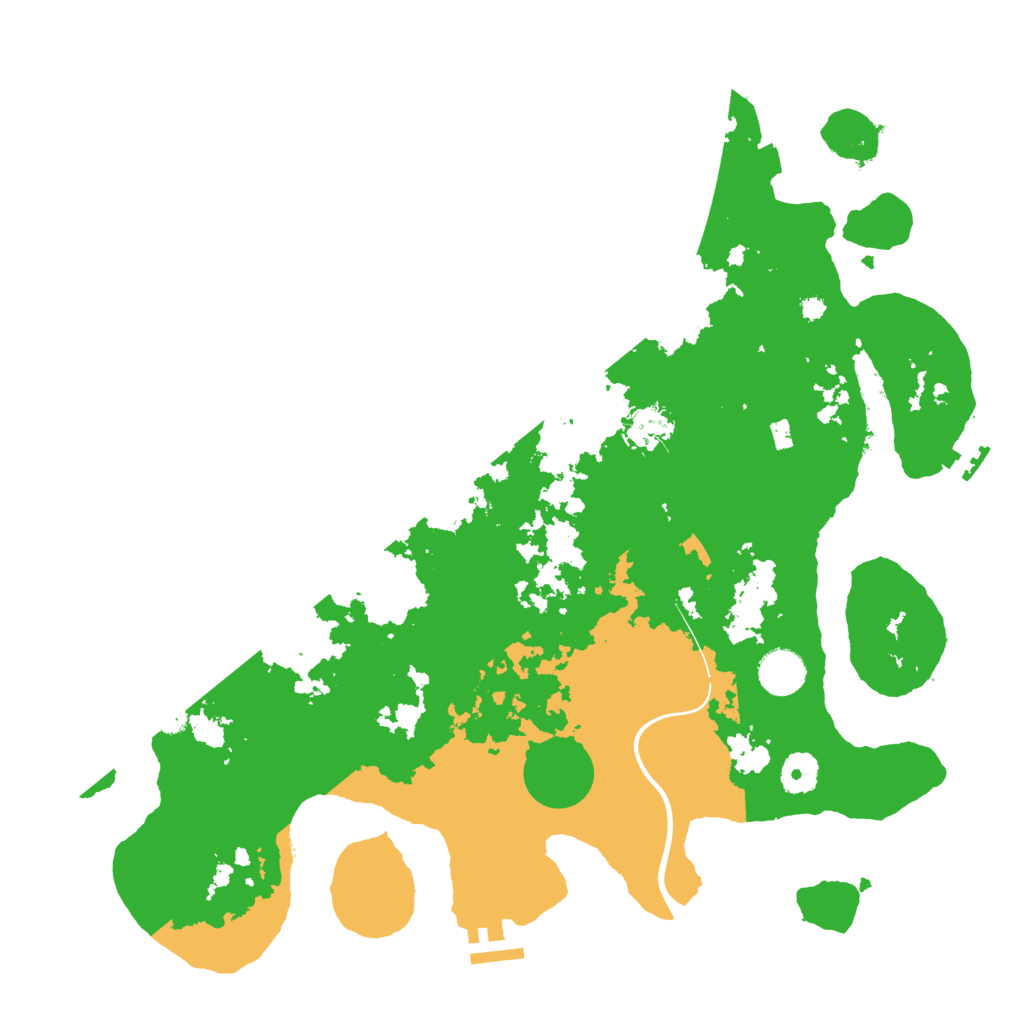 Biome Rust Map: Procedural Map, Size: 3850, Seed: 274166630