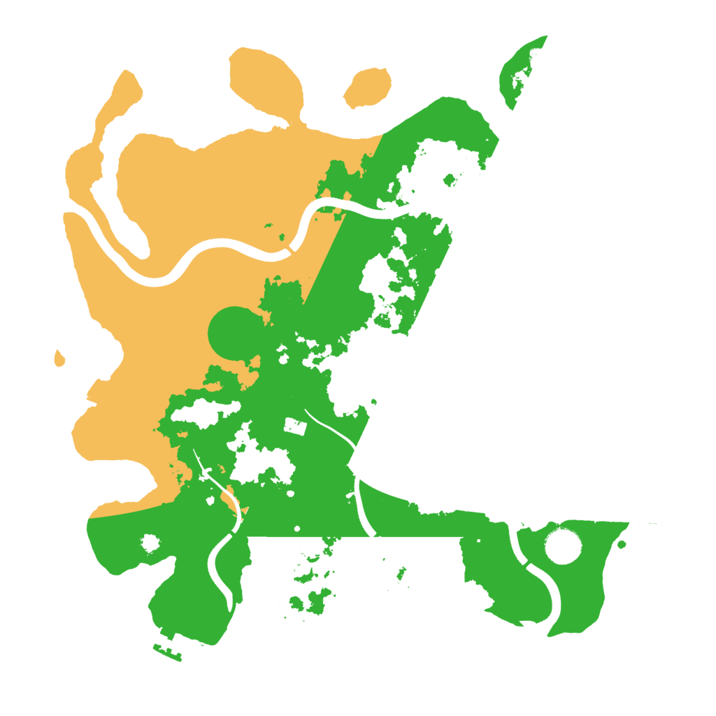 Biome Rust Map: Procedural Map, Size: 3500, Seed: 8081997