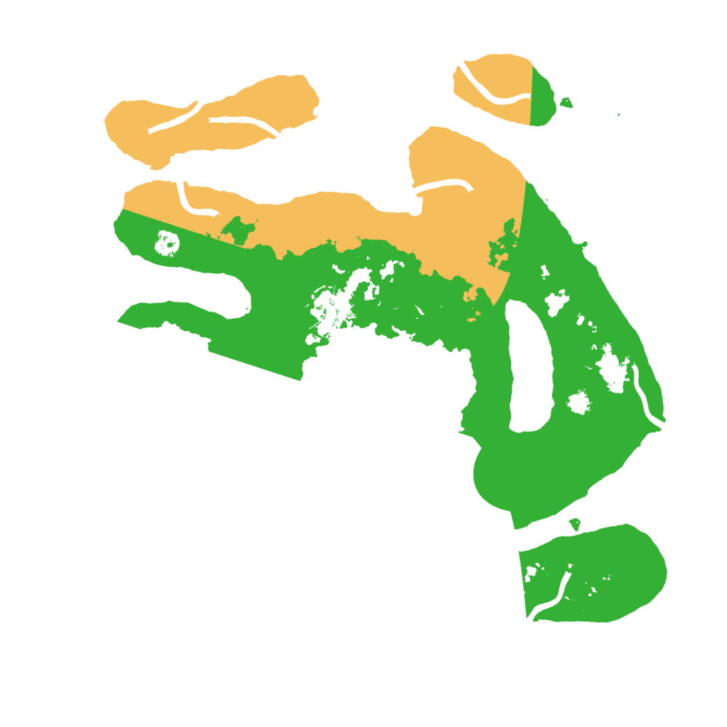 Biome Rust Map: Procedural Map, Size: 3000, Seed: 844859240