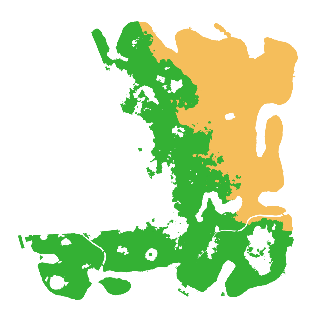 Biome Rust Map: Procedural Map, Size: 4000, Seed: 1442
