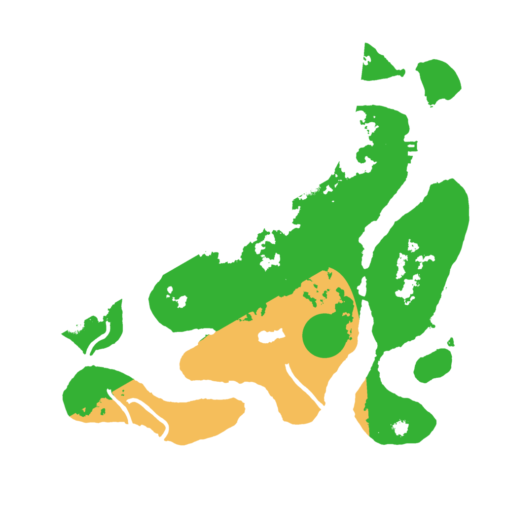 Biome Rust Map: Procedural Map, Size: 3000, Seed: 872389969