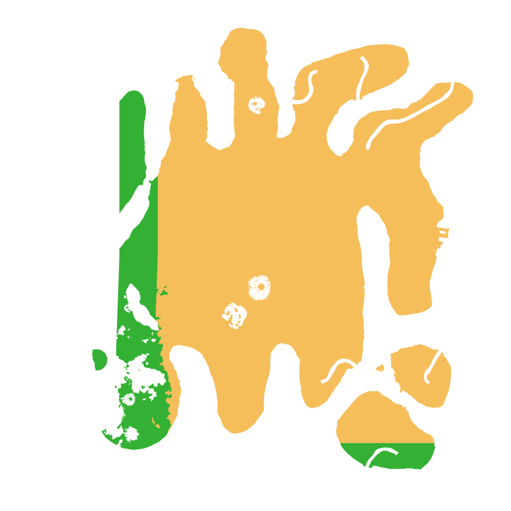 Biome Rust Map: Procedural Map, Size: 3200, Seed: 128229996