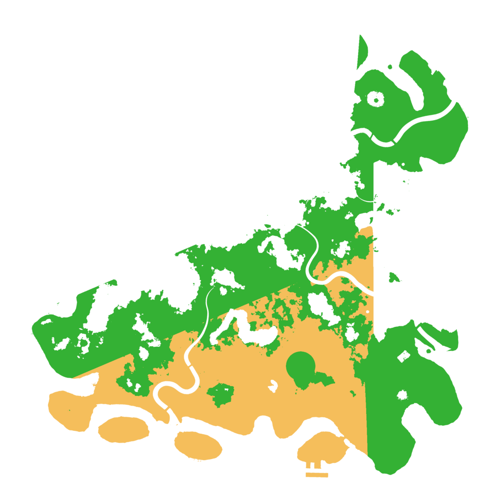 Biome Rust Map: Procedural Map, Size: 4500, Seed: 41058135
