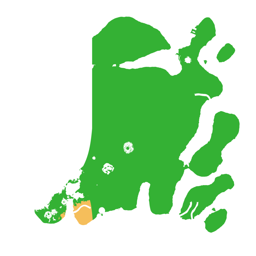 Biome Rust Map: Procedural Map, Size: 3500, Seed: 2033365190