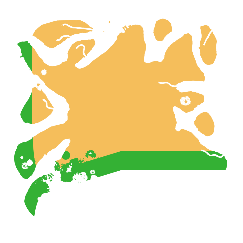 Biome Rust Map: Procedural Map, Size: 3700, Seed: 7942074