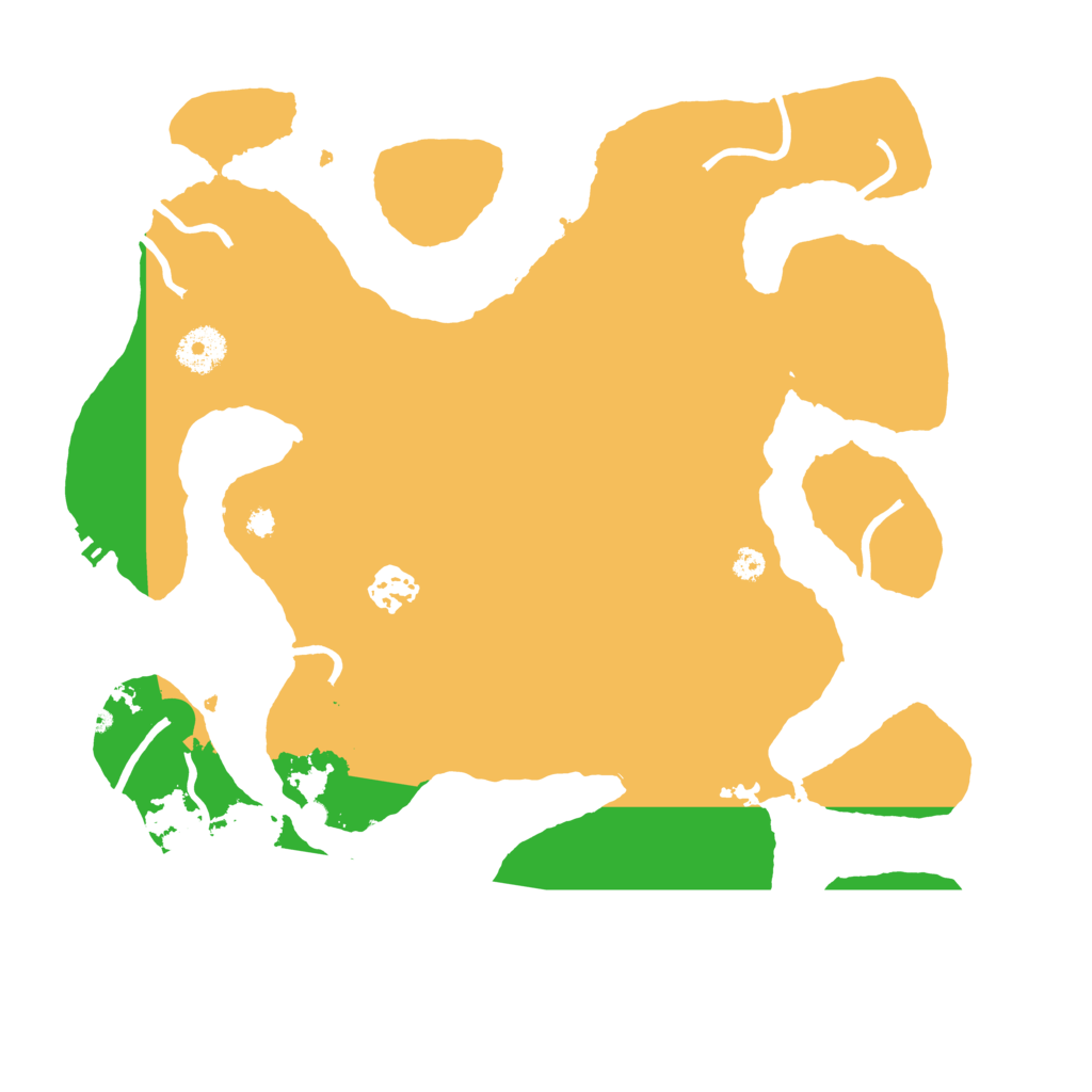 Biome Rust Map: Procedural Map, Size: 3500, Seed: 815509196