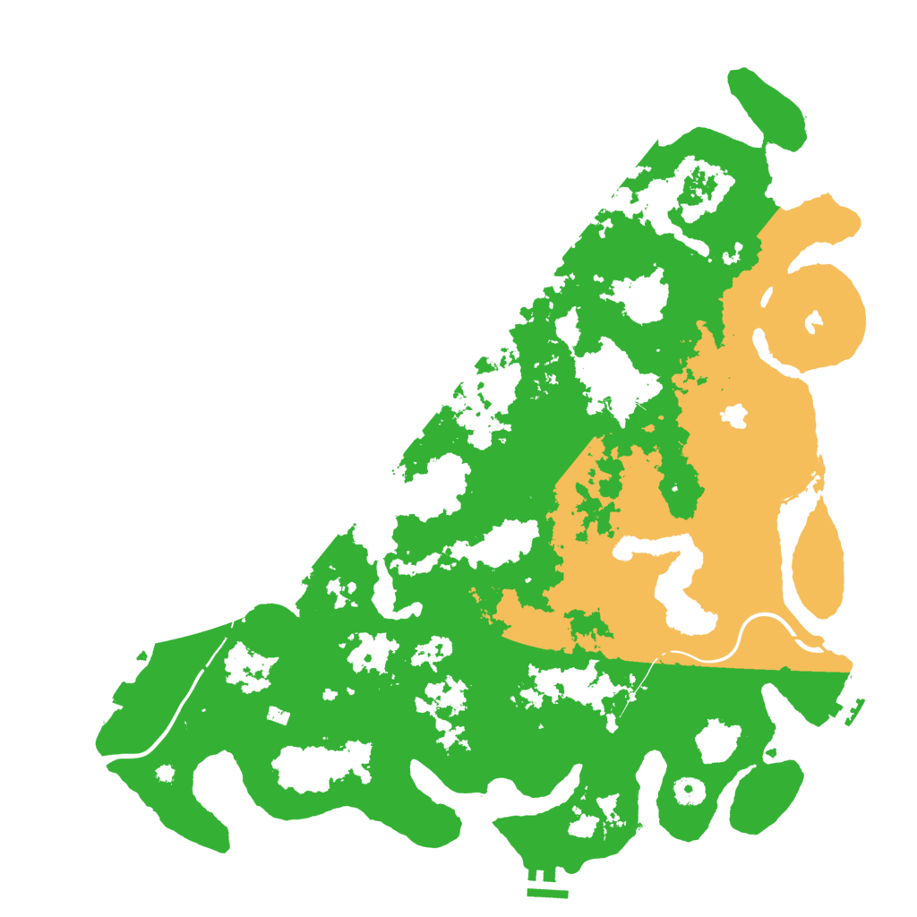Biome Rust Map: Procedural Map, Size: 4500, Seed: 1640382908