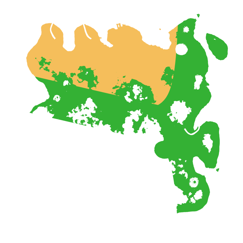 Biome Rust Map: Procedural Map, Size: 3700, Seed: 327683309