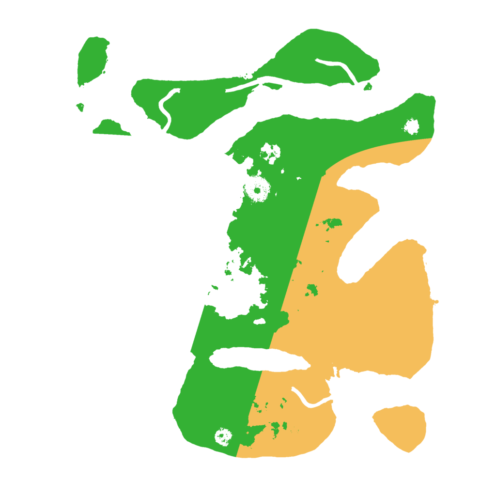 Biome Rust Map: Procedural Map, Size: 3000, Seed: 61429792