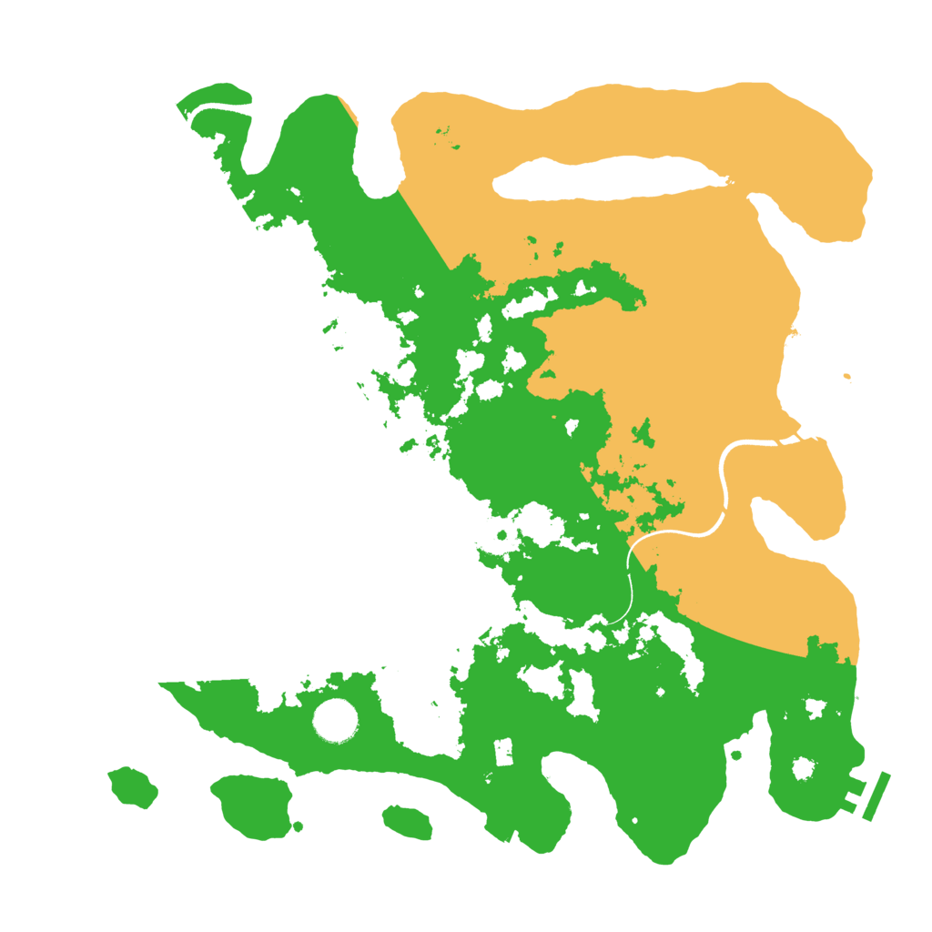 Biome Rust Map: Procedural Map, Size: 3700, Seed: 1127020550