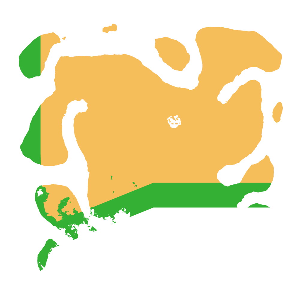 Biome Rust Map: Barren, Size: 3500, Seed: 191121