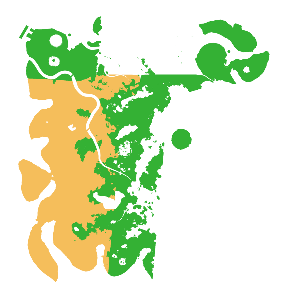 Biome Rust Map: Procedural Map, Size: 4200, Seed: 16112021