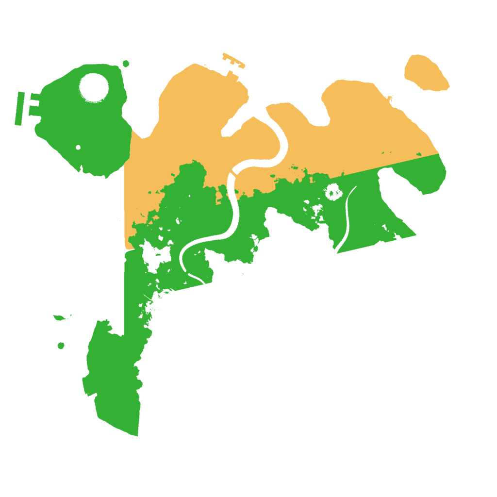 Biome Rust Map: Procedural Map, Size: 3000, Seed: 1311895512