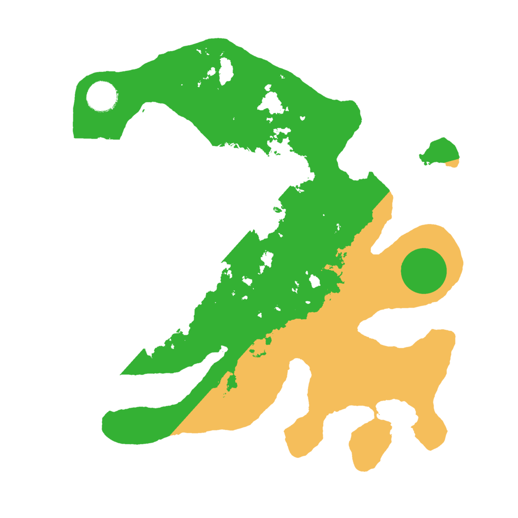 Biome Rust Map: Barren, Size: 3000, Seed: 377958424