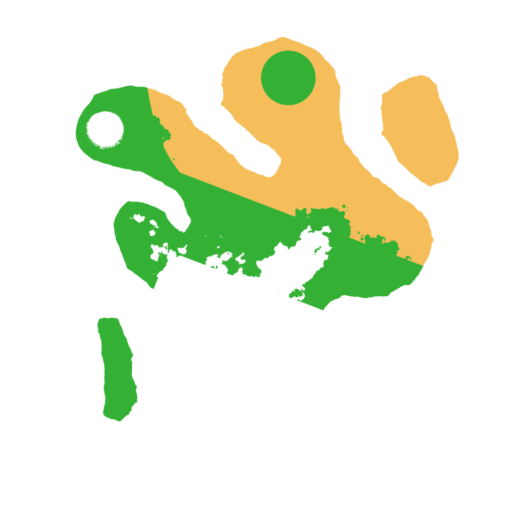 Biome Rust Map: Barren, Size: 2500, Seed: 1443