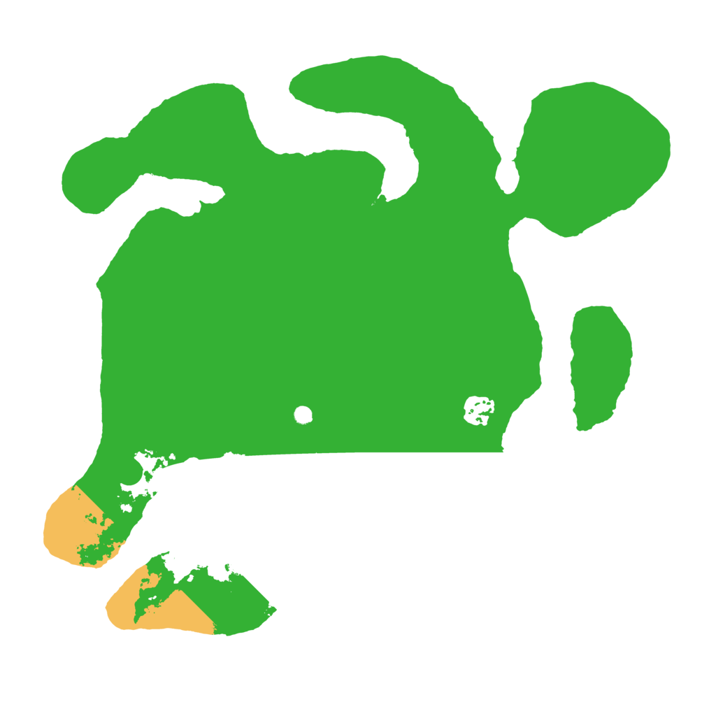 Biome Rust Map: Barren, Size: 3500, Seed: 405181697