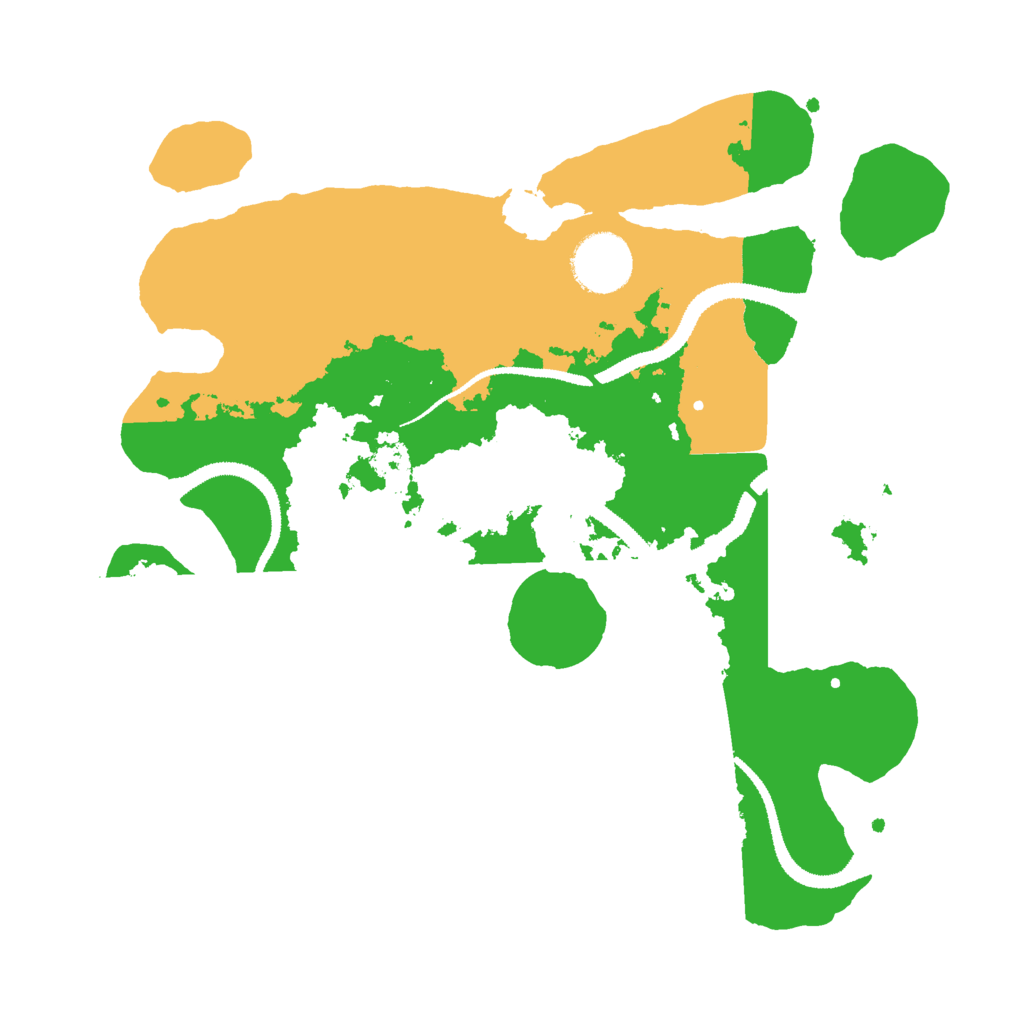 Biome Rust Map: Procedural Map, Size: 3000, Seed: 474555