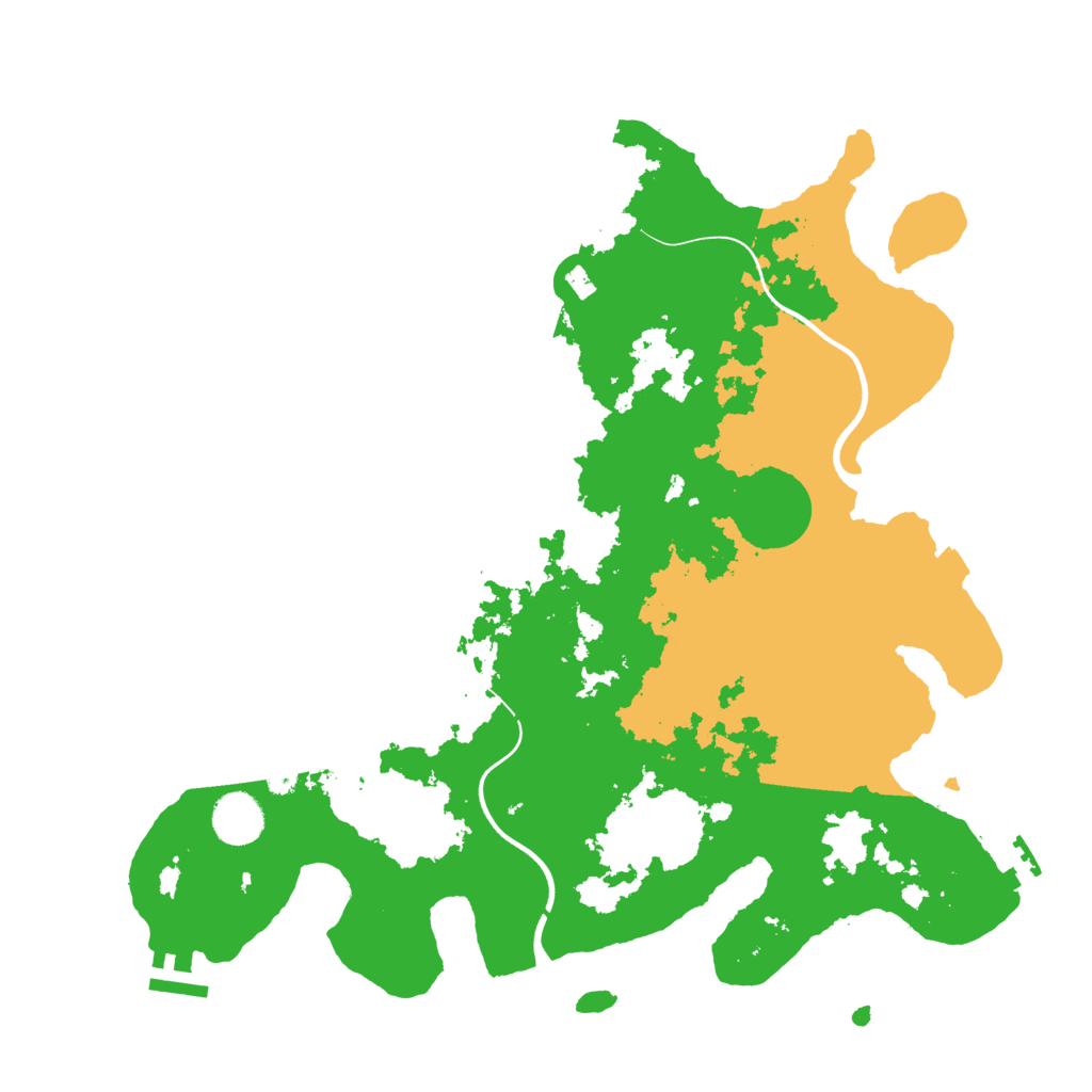 Biome Rust Map: Procedural Map, Size: 3750, Seed: 17075