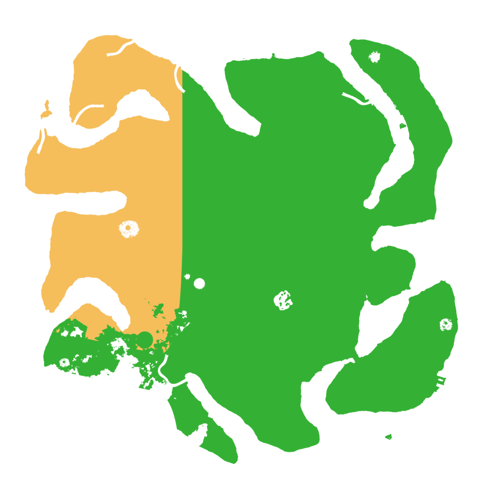 Biome Rust Map: Procedural Map, Size: 4000, Seed: 1619996518