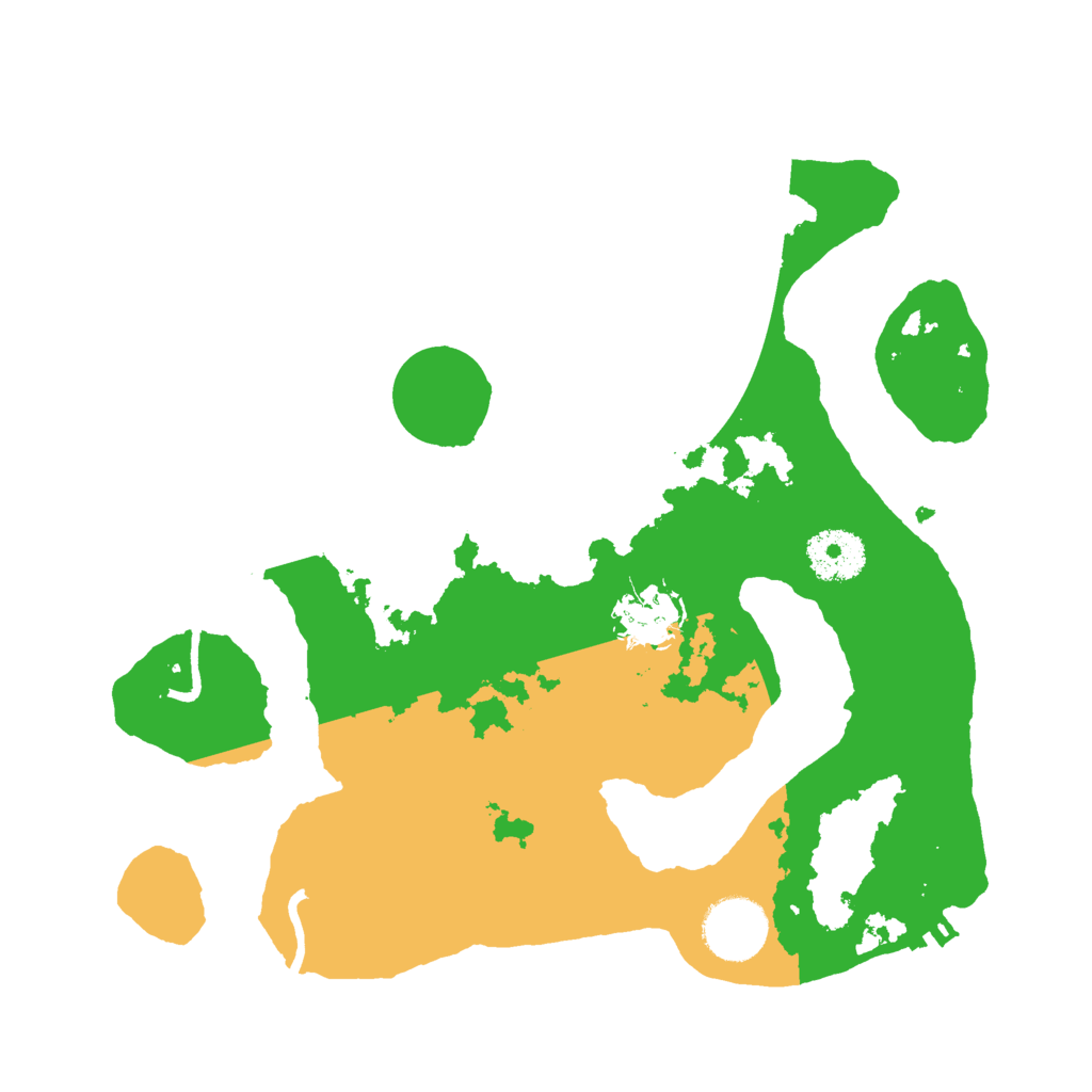 Biome Rust Map: Procedural Map, Size: 3000, Seed: 101398