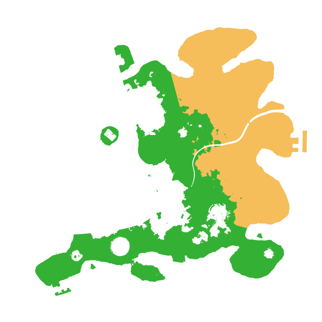 Biome Rust Map: Procedural Map, Size: 3000, Seed: 504538