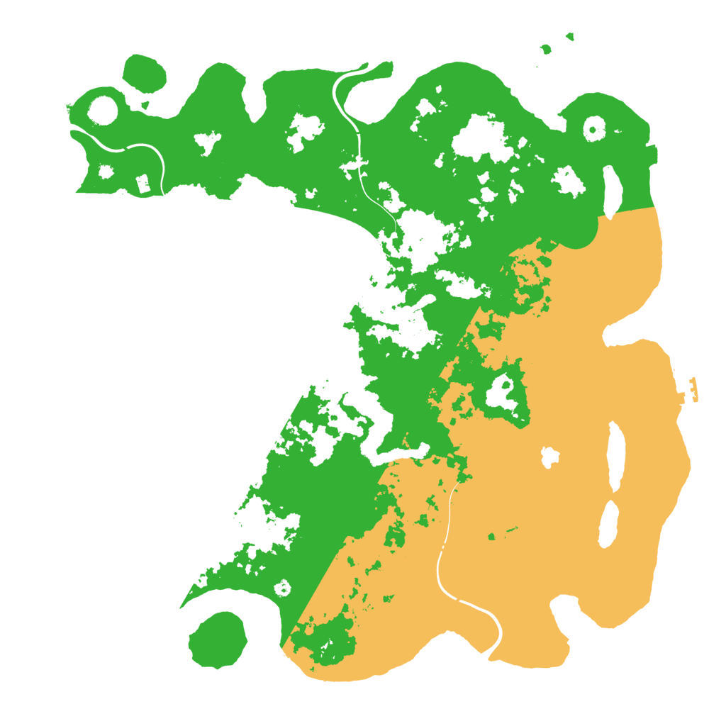 Biome Rust Map: Procedural Map, Size: 4450, Seed: 75757575
