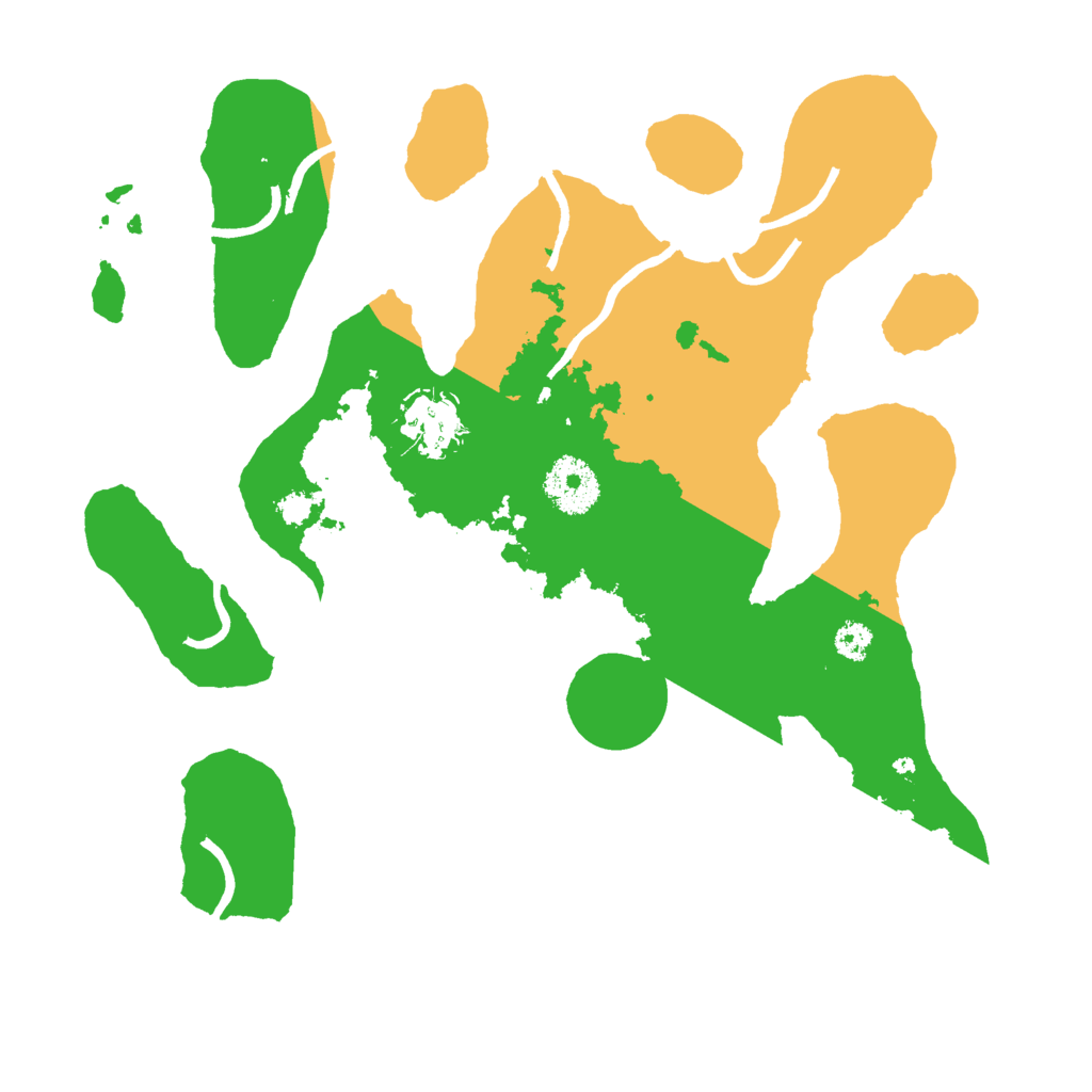 Biome Rust Map: Procedural Map, Size: 3000, Seed: 372035