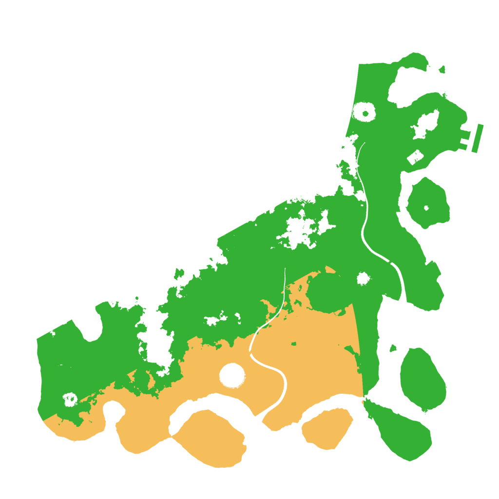 Biome Rust Map: Procedural Map, Size: 3500, Seed: 2103661113