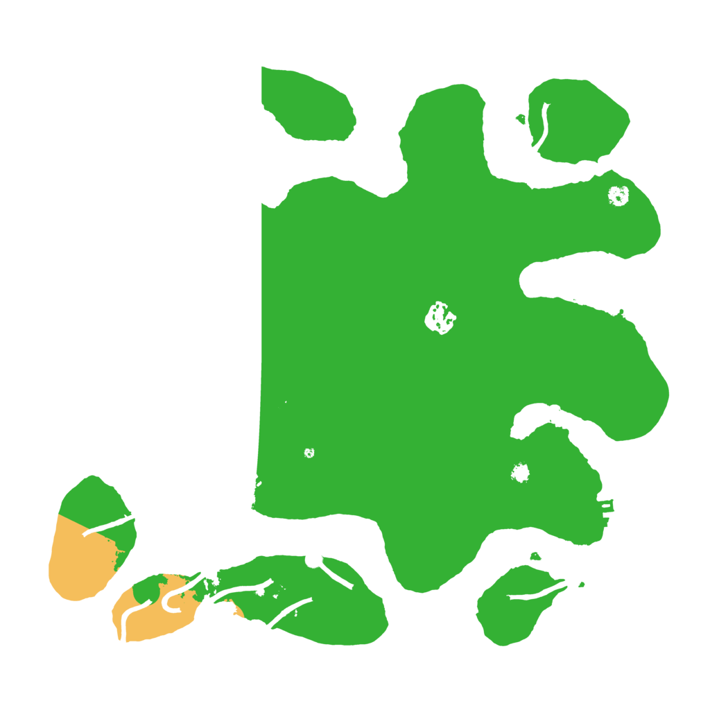 Biome Rust Map: Procedural Map, Size: 3500, Seed: 1658164523