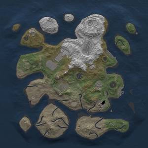 Thumbnail Rust Map: Procedural Map, Size: 3500, Seed: 67899179, 14 Monuments