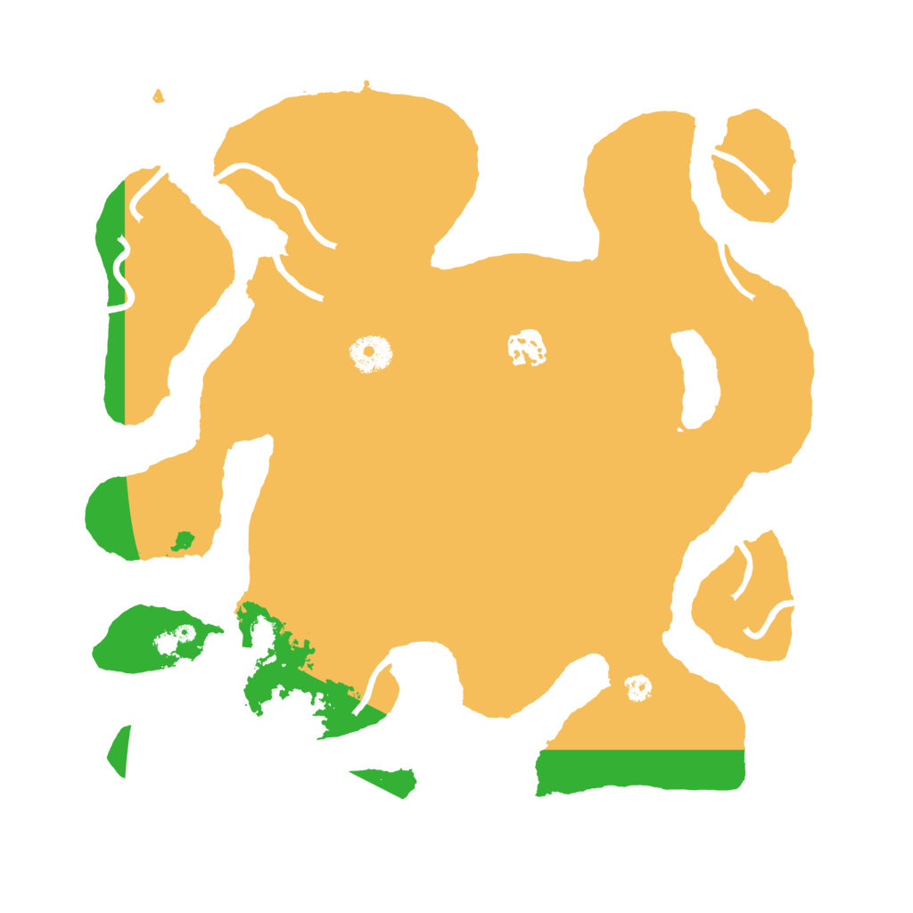 Biome Rust Map: Procedural Map, Size: 3500, Seed: 425853115