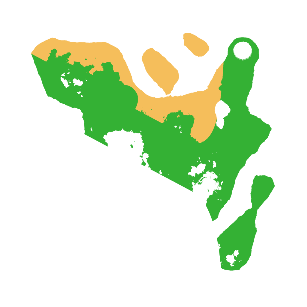 Biome Rust Map: Barren, Size: 3000, Seed: 1129767560