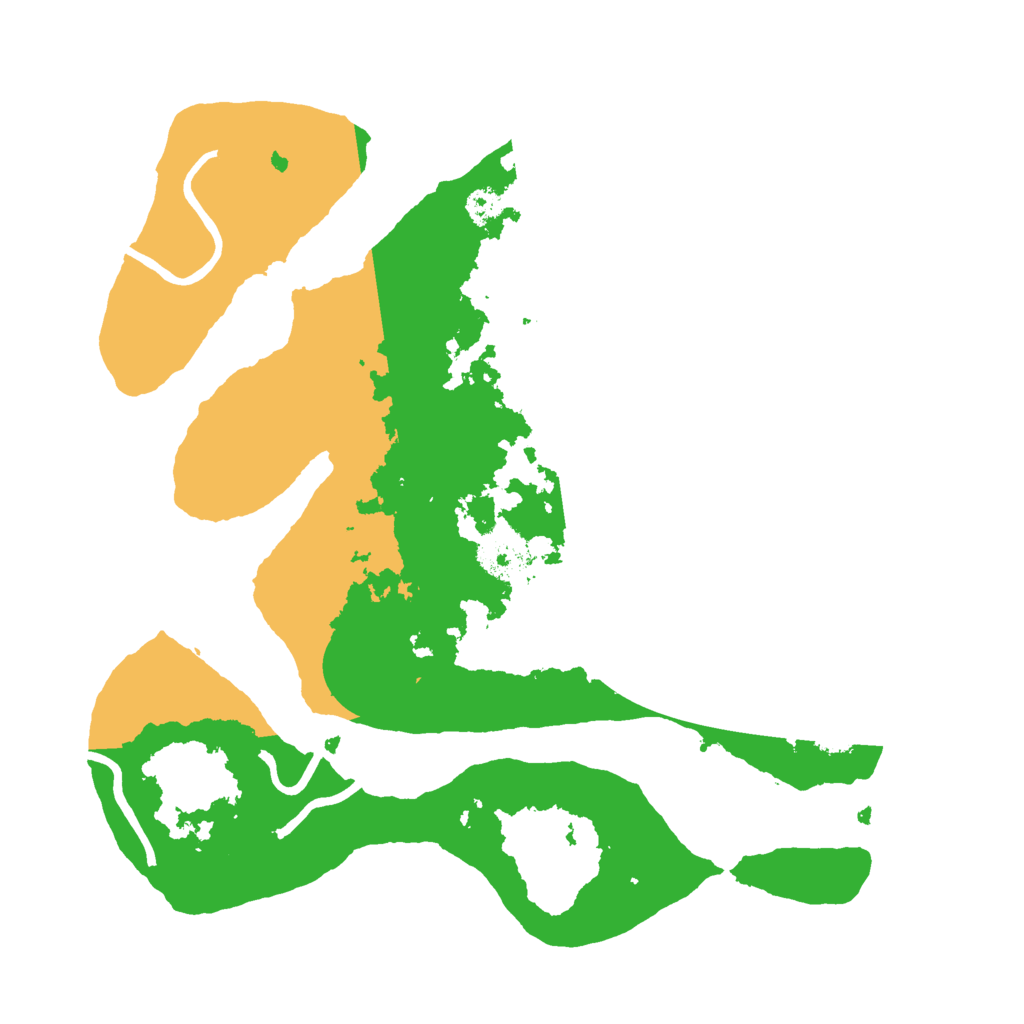 Biome Rust Map: Procedural Map, Size: 3000, Seed: 70174253