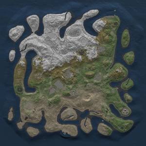 Thumbnail Rust Map: Procedural Map, Size: 4250, Seed: 1885918418, 19 Monuments