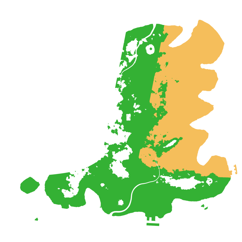 Biome Rust Map: Procedural Map, Size: 3850, Seed: 4902