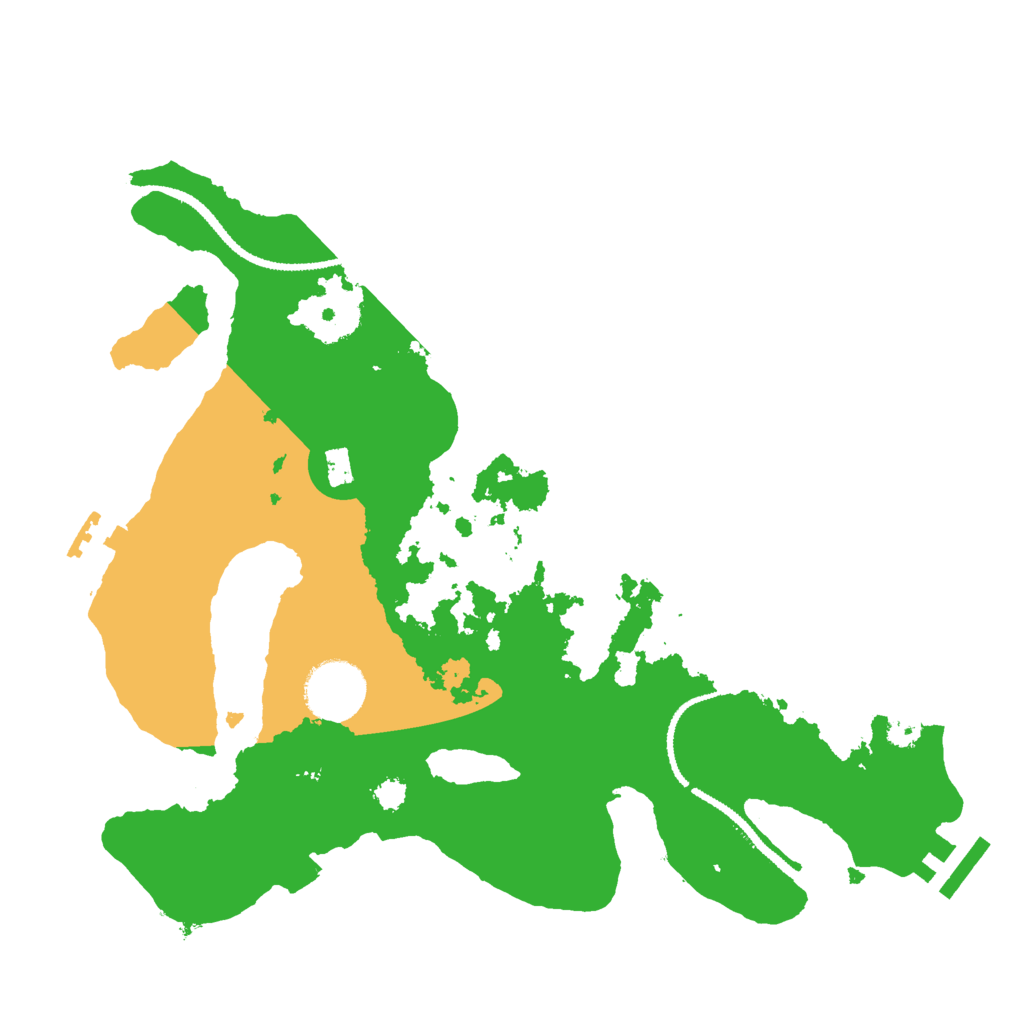 Biome Rust Map: Procedural Map, Size: 3000, Seed: 217688