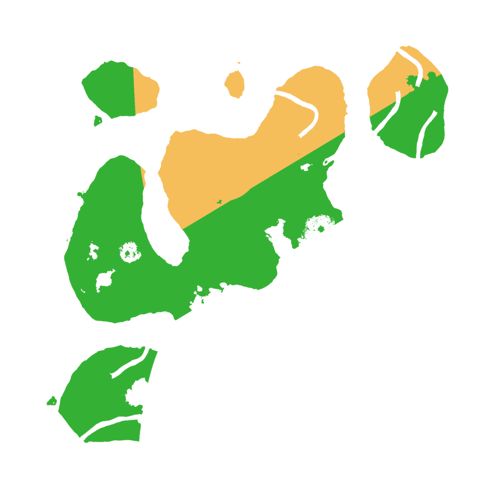 Biome Rust Map: Procedural Map, Size: 2500, Seed: 1113438132