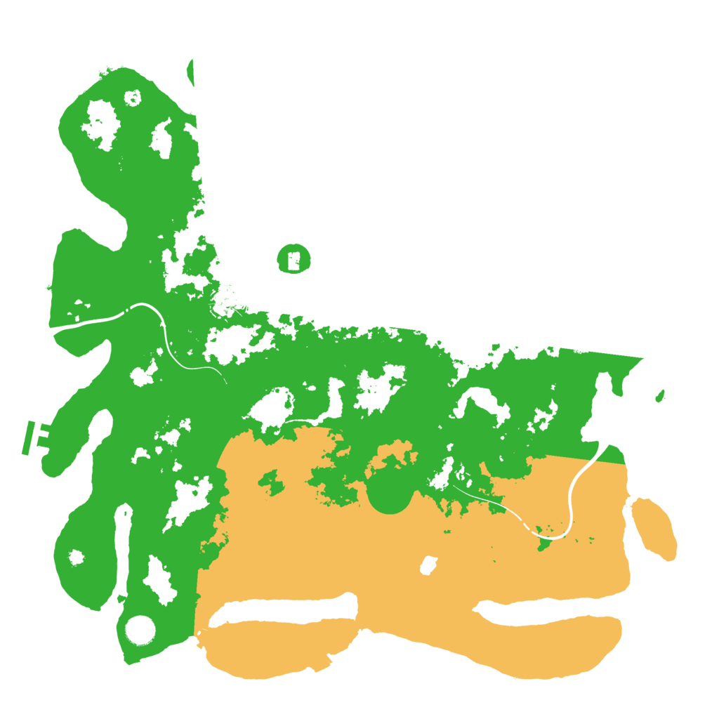 Biome Rust Map: Procedural Map, Size: 4250, Seed: 25692