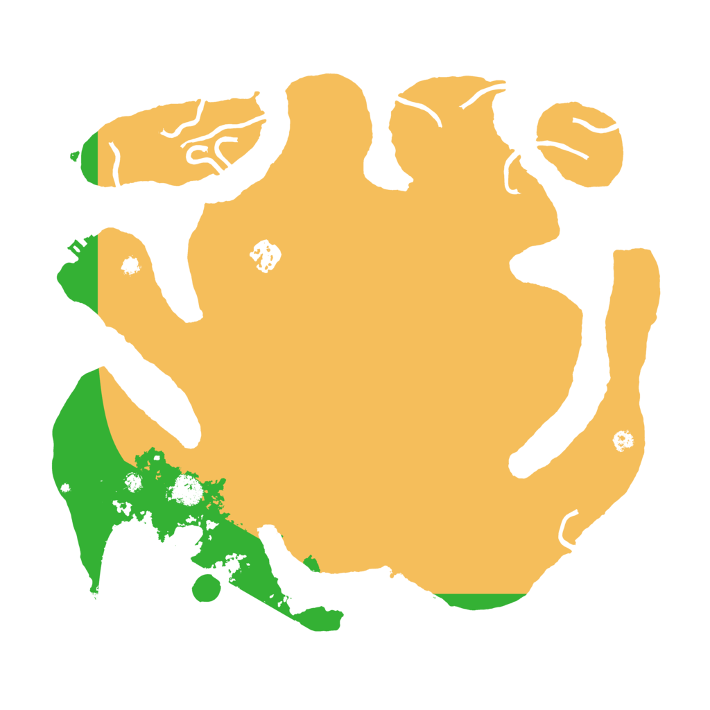 Biome Rust Map: Procedural Map, Size: 3550, Seed: 29103600